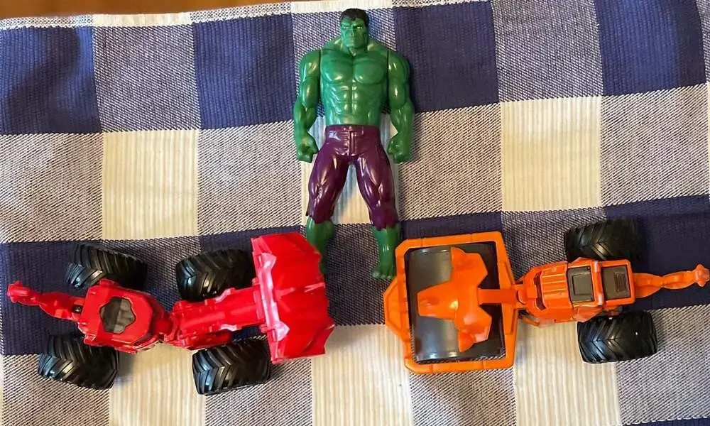 Hulk & Dirt Dawgs Monster Truck‎ Toy Imaginative Play Combo Lot